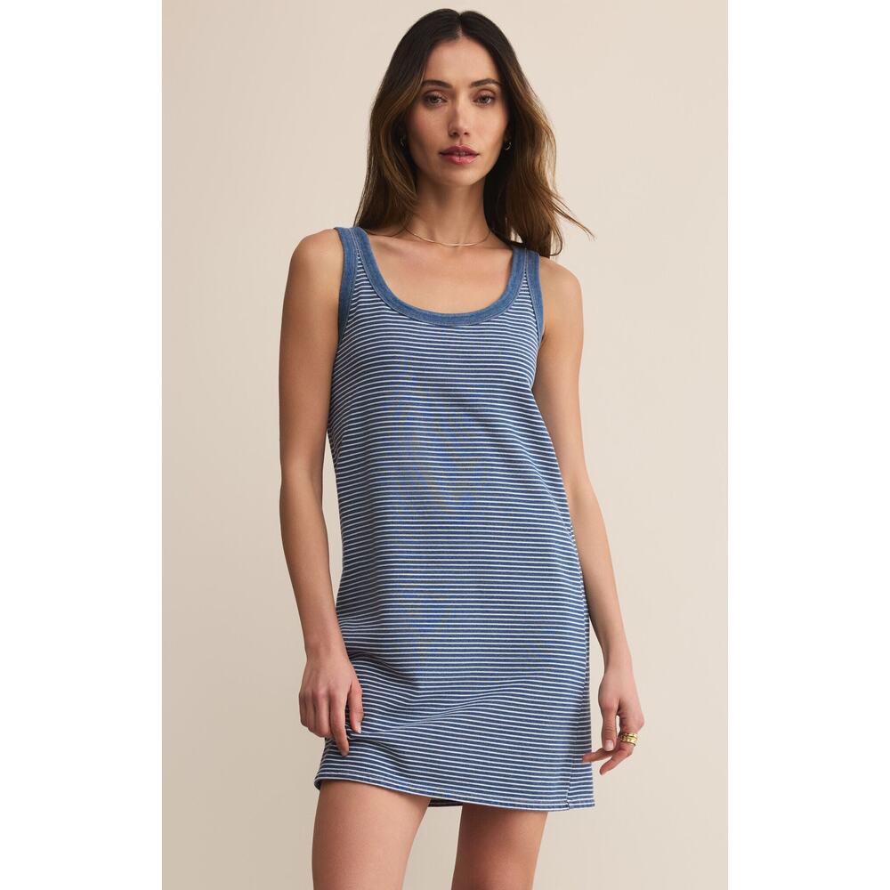 Z Supply Mathis Striped Mini Dress - Vintage Indigo NWT VARIOUS SIZES